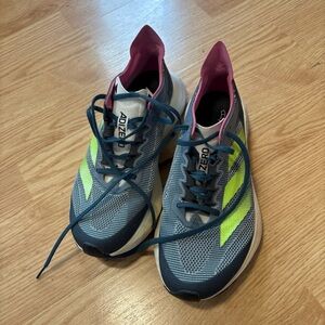 Adizero Running Shoes with Neon Accents Women’s size 7